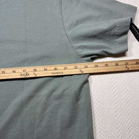 G Star Raw T-Shirt Mens XL Loose Fit Just the Product Heavyweight Crew Green - Picture 11 of 11